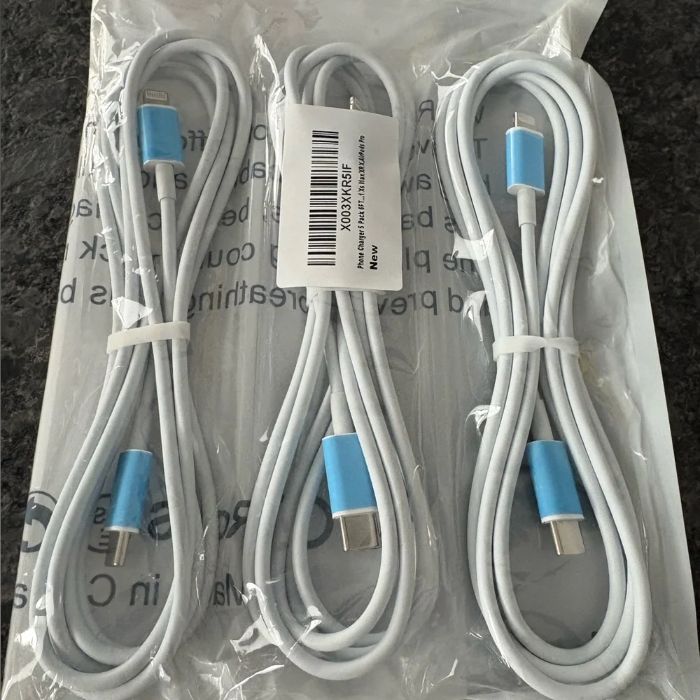 7 USB-C to Apple Lightening Charging Cables